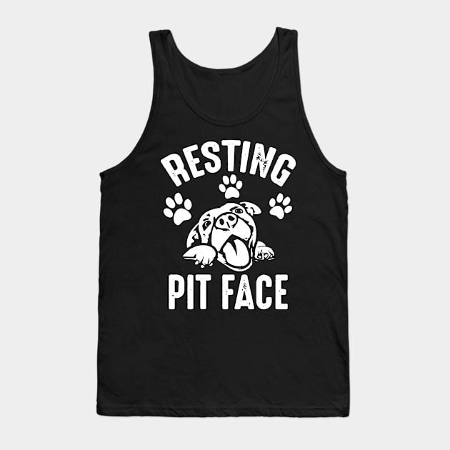 resting pit face Tank Top by Dermotstore